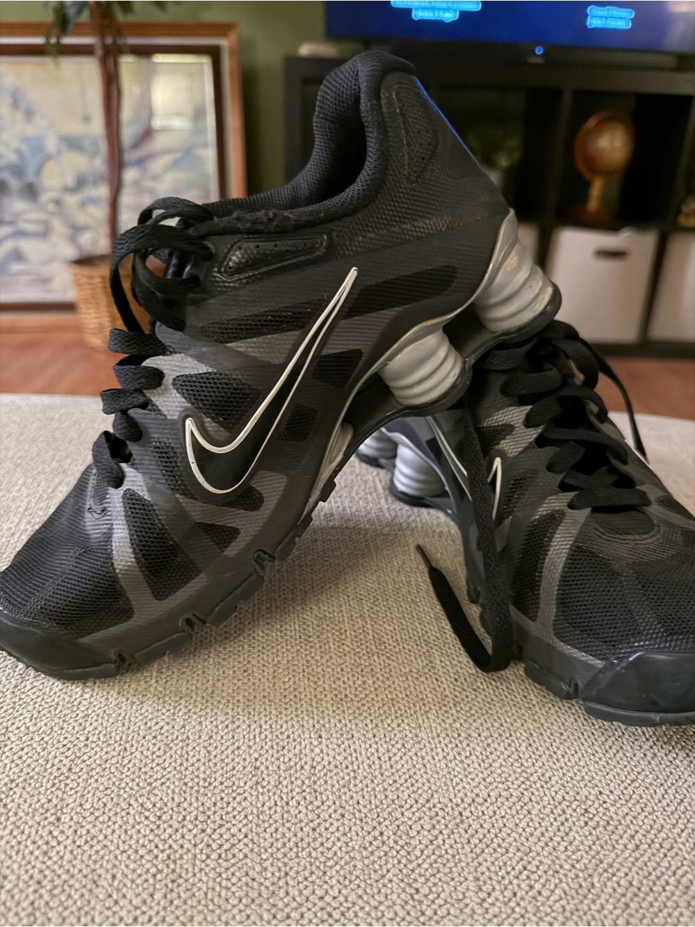 Nike Shox TL Black Athletic Shoes